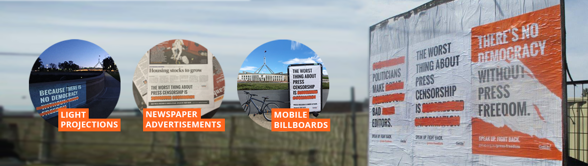 Press freedom ad blitz