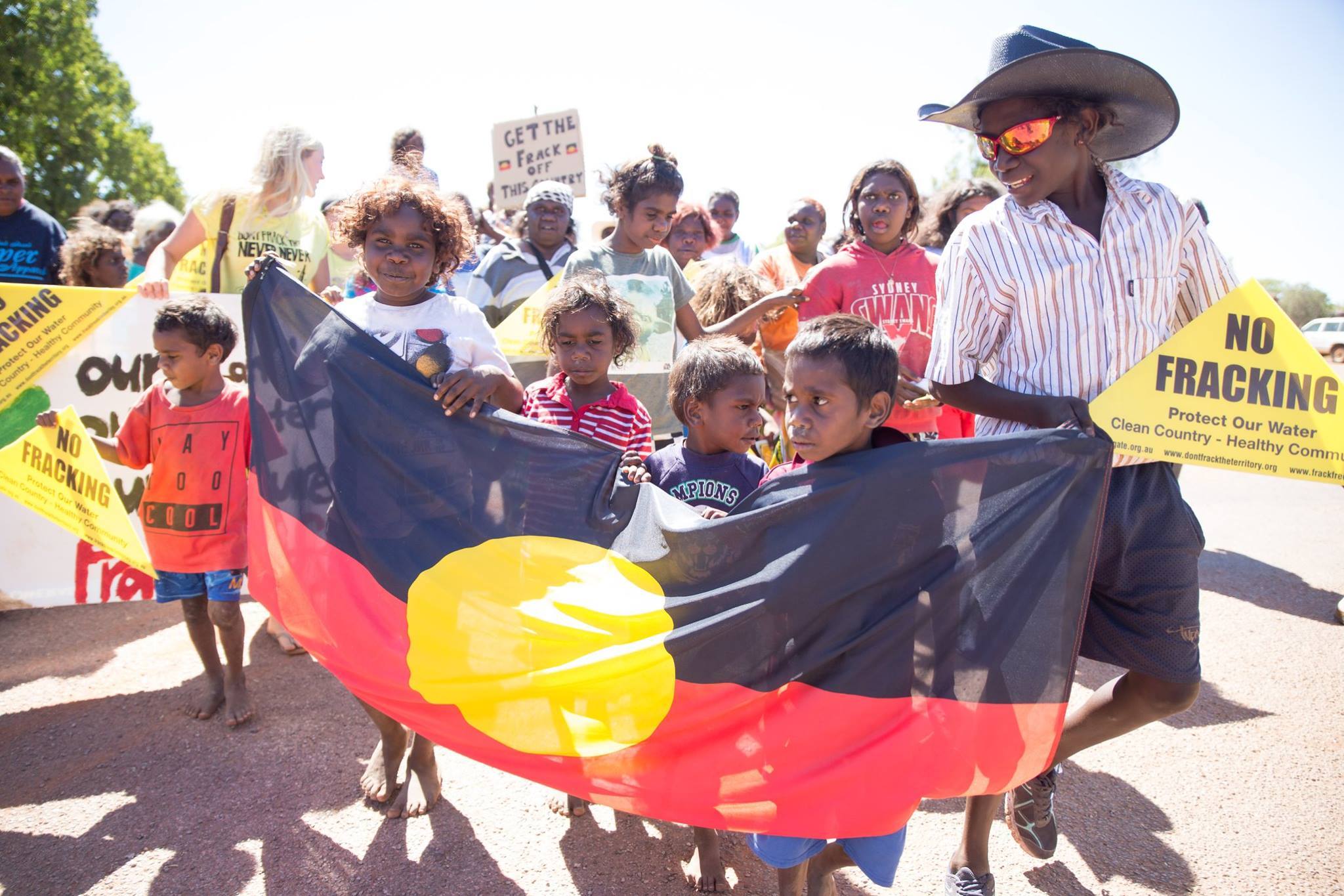 Fracking rally in the NT 