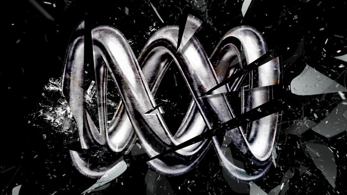 Image of ABC logo cracking like glass