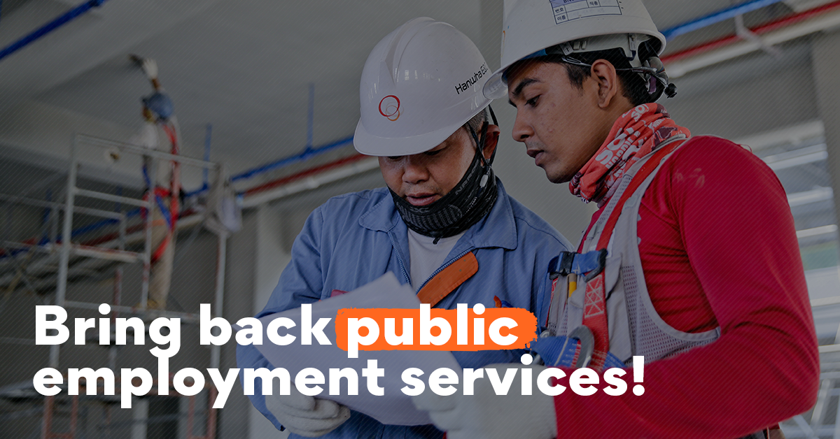GetUp! Employment services back in public hands!