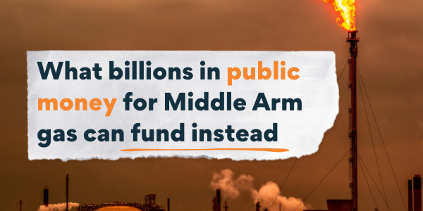 What billions in public money for Middle Arm gas can fund instead