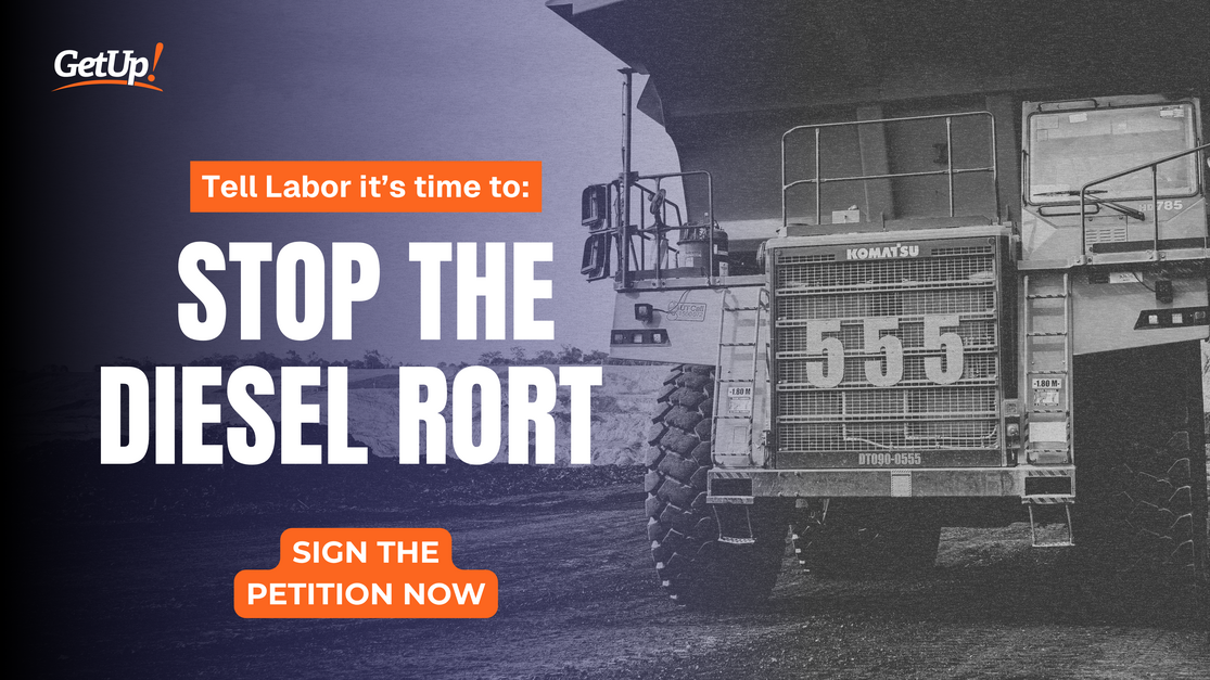 Stop the mining diesel rort