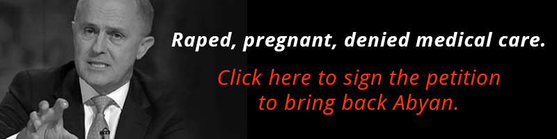 Raped, pregnant, denied medical care. Click here to sign the petition to bring back Abyan.